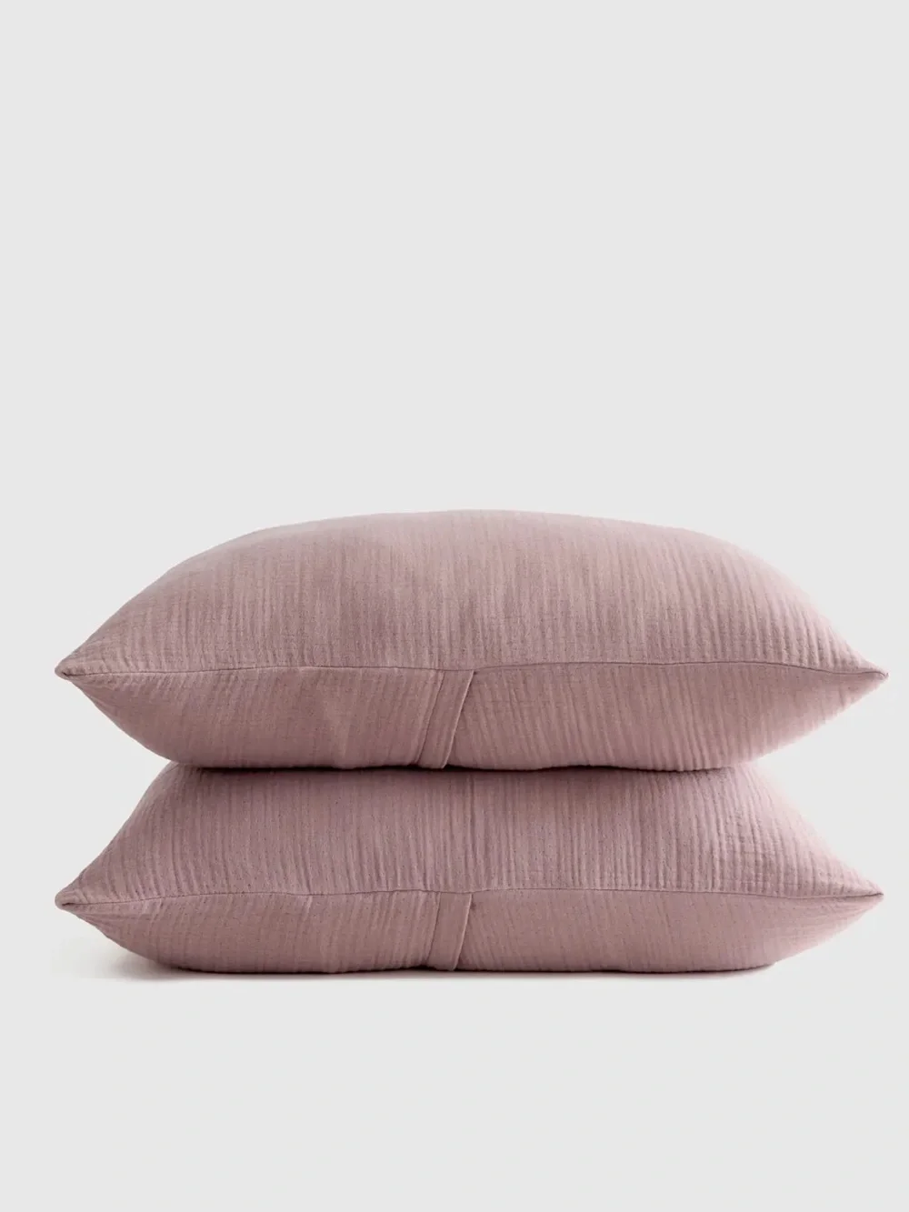 NWOT Quince Luxury Organic Cotton Gauze  Sham Set in Fig!